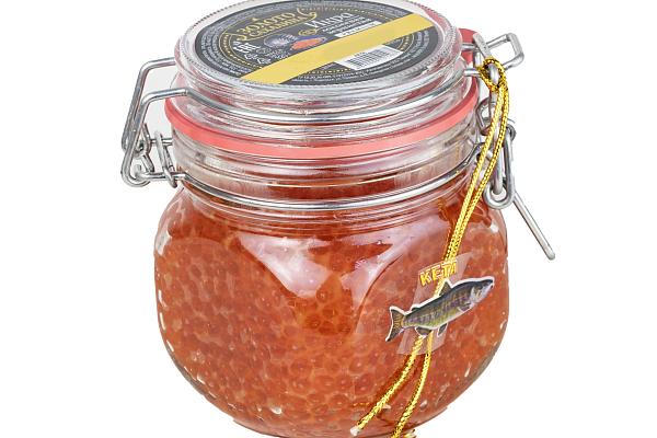  Красная икра кеты Золото Сахалина 320 г в интернет-магазине продуктов с Преображенского рынка Apeti.ru