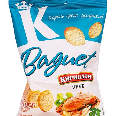 Сухарики Кириешки Baguet со вкусом краба 50 г в Apeti.ru Сухарики Кириешки Baguet со вкусом краба 50 г в интернет-магазине свежих фермерских продуктов Apeti.ru