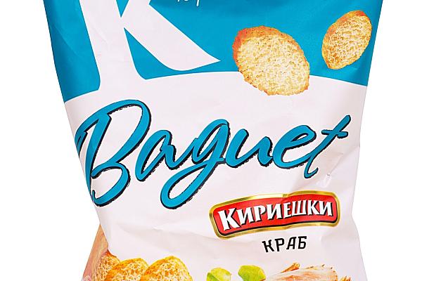  Сухарики Кириешки Baguet со вкусом краба 50 г в интернет-магазине продуктов с Преображенского рынка Apeti.ru