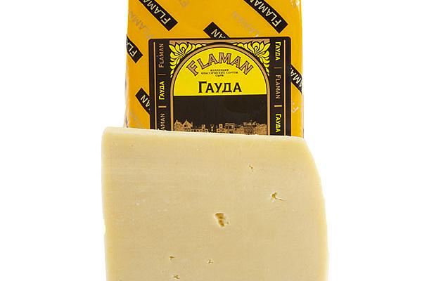  Сыр Flaman Гауда 48% кусок 200 г в интернет-магазине продуктов с Преображенского рынка Apeti.ru