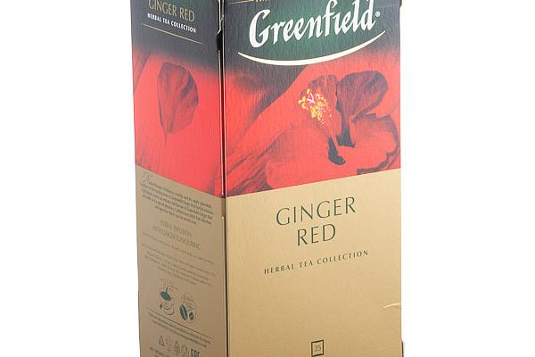  Чай фруктовый Greenfield Ginger Red с ароматом имбиря 25 пак в интернет-магазине продуктов с Преображенского рынка Apeti.ru
