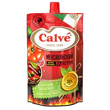 Кетчуп Calve мексиканский острый с перцем табаско 350 г