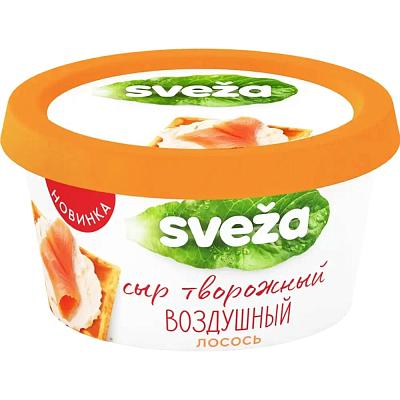  Сыр творожный Савушкин Sveza Воздушный со вкусом лосось 60% 120г в интернет-магазине свежих фермерских продуктов Apeti.ru