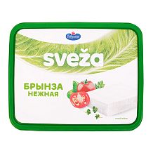 Сыр рассольный Савушкин Продукт Брынза Sveza 45% 250 г  БЗМЖ