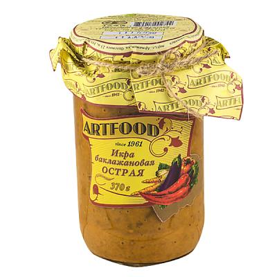  Икра баклажанная Artfood острая 370 г в интернет-магазине свежих фермерских продуктов Apeti.ru