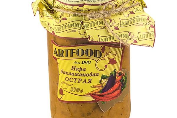  Икра баклажанная Artfood острая 370 г в интернет-магазине продуктов с Преображенского рынка Apeti.ru