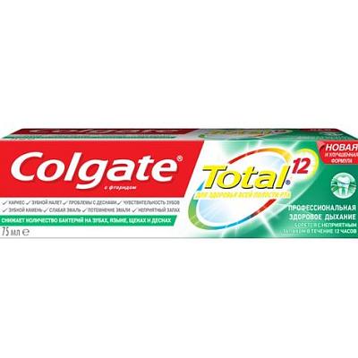  Зубная паста Colgate Total 12 Pro Здоровое дыхание 75 мл в интернет-магазине свежих фермерских продуктов Apeti.ru