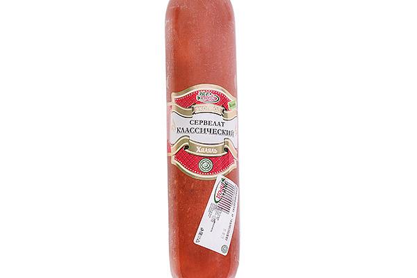  Колбаса варено-копченая ЭкоПрод сервелат классический в интернет-магазине продуктов с Преображенского рынка Apeti.ru
