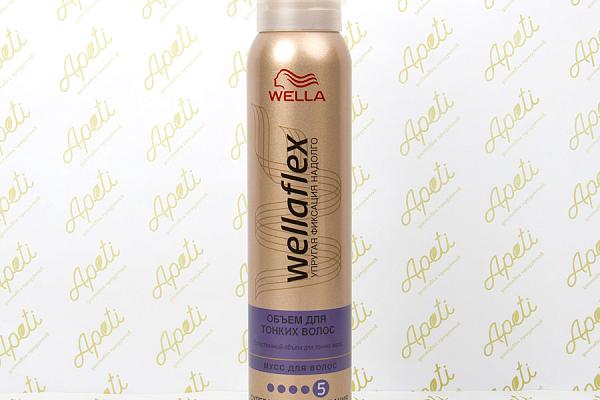  Мусс для волос Wellaflex объем для тонких волос 200 мл в интернет-магазине продуктов с Преображенского рынка Apeti.ru