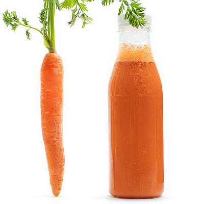Свежевыжатый сок морковный 500 мл в Apeti.ru Свежевыжатый сок морковный 500 мл в интернет-магазине свежих фермерских продуктов Apeti.ru