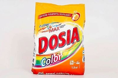 Стиральный порошок Dosia универсальный Active max Color 1,8 кг