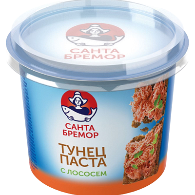  Паста с тунцом и лососем Санта Бремор 140 г в интернет-магазине свежих фермерских продуктов Apeti.ru