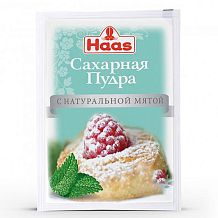 Сахарная пудра Haas с натуральной мятой 80 г