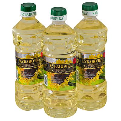Масло подсолнечное Кубаночка рафинированное 500 мл в Apeti.ru Масло подсолнечное Кубаночка рафинированное 500 мл в интернет-магазине свежих фермерских продуктов Apeti.ru