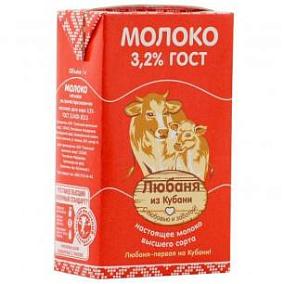 Молоко Любаня из Кубани 3,2% 1 л в Apeti.ru  Молоко Любаня из Кубани 3,2% 1 л в интернет-магазине свежих фермерских продуктов Apeti.ru