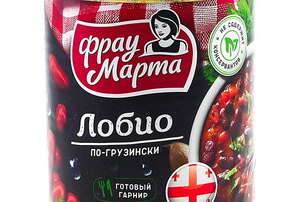  Фасоль "Фрау Марта" лобио по-грузински 310 г в интернет-магазине продуктов с Преображенского рынка Apeti.ru