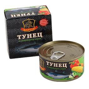  Тунец "Хавиар" в гавайском соусе 185 г в интернет-магазине продуктов с Преображенского рынка Apeti.ru