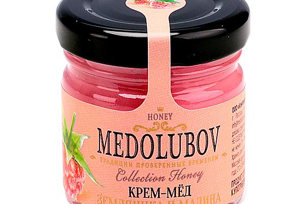  Крем-мед Medolubov с земляникой и малиной 40 мл в интернет-магазине продуктов с Преображенского рынка Apeti.ru