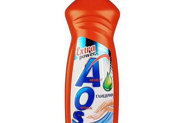  Средство для мытья посуды AOS глицерин 900 г в интернет-магазине продуктов с Преображенского рынка Apeti.ru