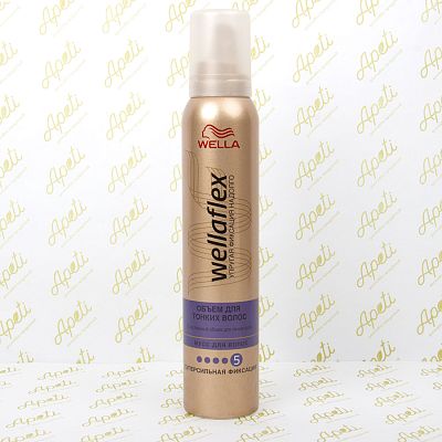 Мусс для волос Wellaflex объем для тонких волос 200 мл