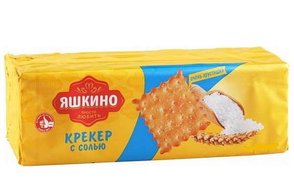  Крекер Яшкино с солью 125 г в интернет-магазине продуктов с Преображенского рынка Apeti.ru