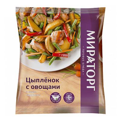  Цыпленок с овощами Мираторг в соусе Ардино 600 г в интернет-магазине свежих фермерских продуктов Apeti.ru