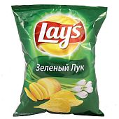 Чипсы Lays зеленый лук 70 г