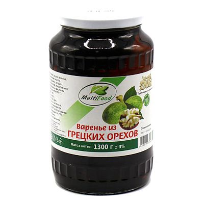 Варенье MultiFood из грецких орехов 1300 г