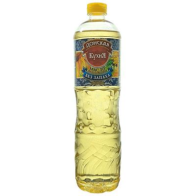 Масло подсолнечное Донская Кухня рафинированное дезодорированное 0,9 л в интернет-магазине свежих фермерских продуктов Apeti.ru