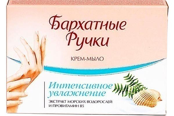  Крем-мыло Бархатные Ручки интенсивное увлажнение 75 г в интернет-магазине продуктов с Преображенского рынка Apeti.ru