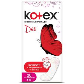 Прокладки гигиенические Kotex Deo ежедневные ультратонкие 20 шт в Apeti.ru  Прокладки гигиенические Kotex Deo ежедневные ультратонкие 20 шт в интернет-магазине свежих фермерских продуктов Apeti.ru