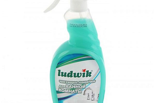  Средство для мытья ванной комнаты Ludwik чистящее молочко 750 мл в интернет-магазине продуктов с Преображенского рынка Apeti.ru