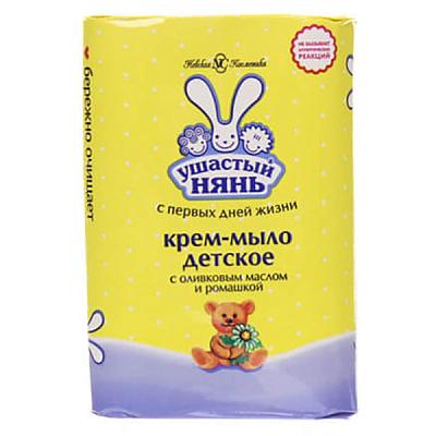  Крем мыло Ушастый нянь детское с оливковым маслом и ромашкой 90 г в интернет-магазине свежих фермерских продуктов Apeti.ru
