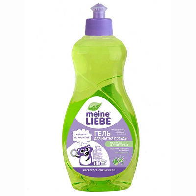  Гель для мытья посуды MEINE LIEBE Мелисса и лемонграсс 500 мл в интернет-магазине свежих фермерских продуктов Apeti.ru