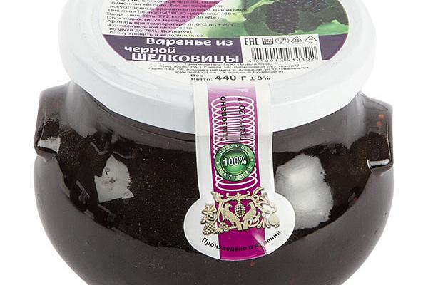  Варенье MultiFood из черной шелковицы 440 г в интернет-магазине продуктов с Преображенского рынка Apeti.ru