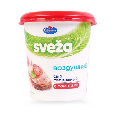Сыр творожный Савушкин Sveza Воздушный с томатами 60% 150 г