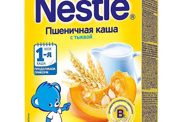  Каша пшеничная Nestle молочная с тыквой с 5 месяцев 220 г в интернет-магазине продуктов с Преображенского рынка Apeti.ru