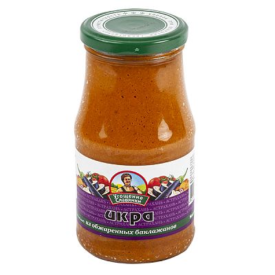 Икра из баклажанов "Угощение Славянки" 520 г