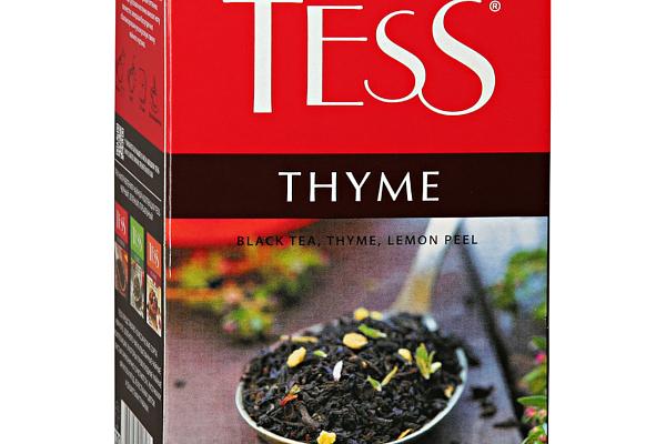  Чай черный Tess Thyme с чабрецом и цедрой лимона 100 г в интернет-магазине продуктов с Преображенского рынка Apeti.ru