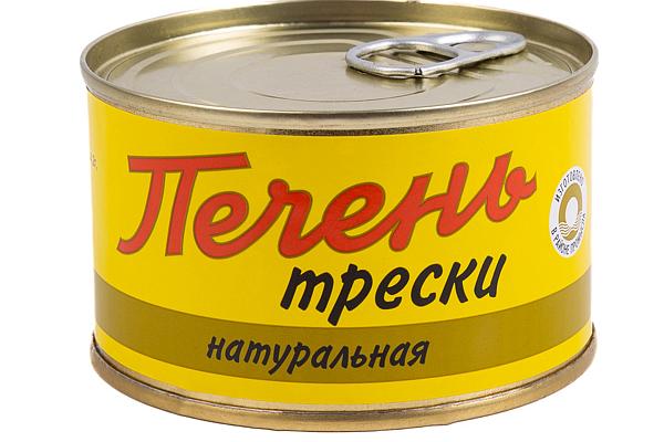  Печень трески натуральная Норд Фиш 220 гр в интернет-магазине продуктов с Преображенского рынка Apeti.ru