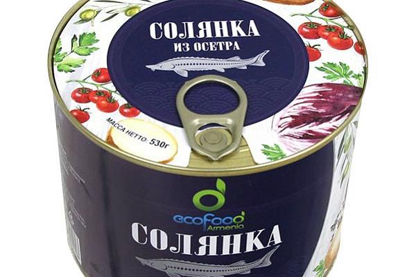  Солянка Ecofood из осетра 530 г в интернет-магазине продуктов с Преображенского рынка Apeti.ru