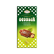 Шоколад  молочный  "Особый" с фундуком 88гр., КФ Крупской