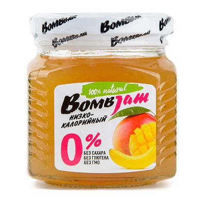 Джем Bombbar манго-банан низкокалорийный 250 г