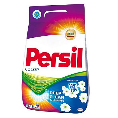 Стиральный порошок Persil color Deep Clean свежесть от Vernel автомат 4,5 кг
