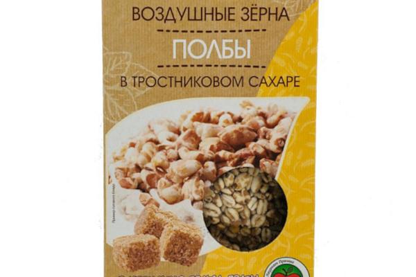  Воздушные зерна из полбы в тростниковом сахаре ВАСТЭКО, 170 г в интернет-магазине продуктов с Преображенского рынка Apeti.ru