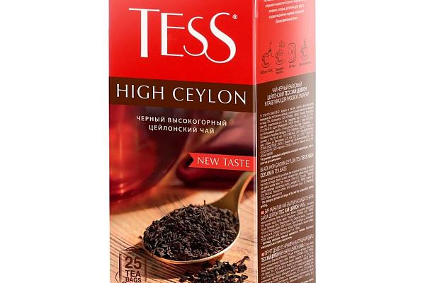  Чай черный Tess   HIGH CEYLON 25 пак в интернет-магазине продуктов с Преображенского рынка Apeti.ru