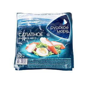  Крабовое мясо Русское море охлажденные 200 г в интернет-магазине свежих фермерских продуктов Apeti.ru