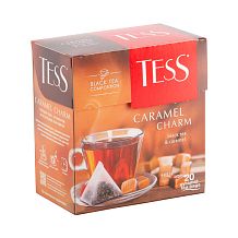 Чай черный Tess Caramel Charm 20 пирамидок