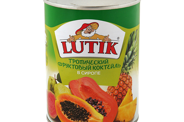  Тропический фруктовый LUTIK коктейль 580 мл в интернет-магазине продуктов с Преображенского рынка Apeti.ru