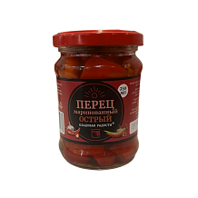 Перец острый маринованный  Кладовая радости 0,250 мл ст/б